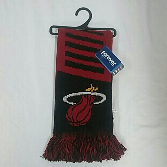 Forever Collectibles Accessories - Officially Licensed Miami Heat Scarf